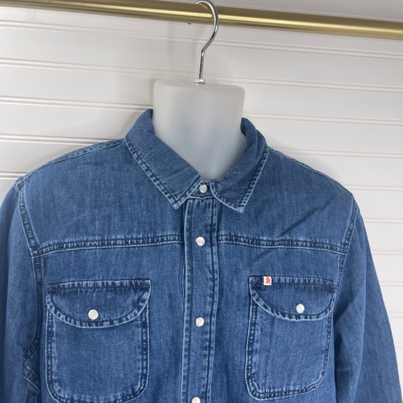 NWT &SONS Trading Co. Sunday Shirt Light Denim Large - Picture 2 of 12